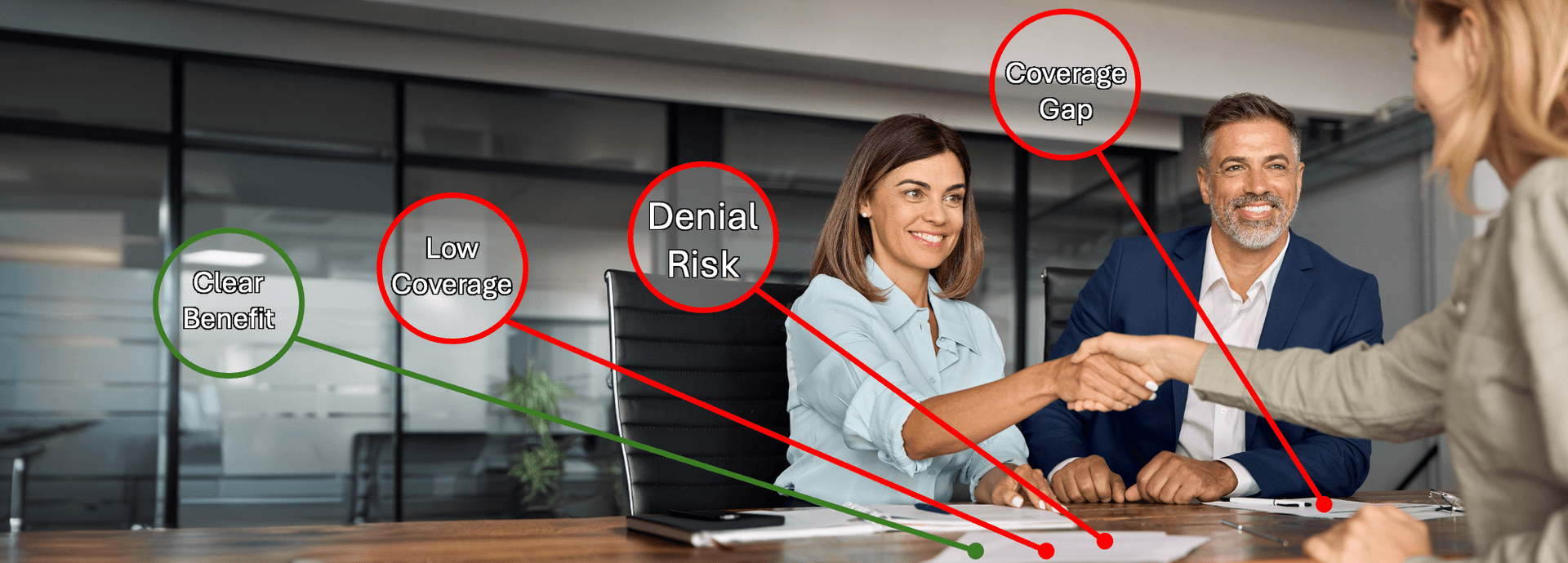 Insurance policy comparison interface